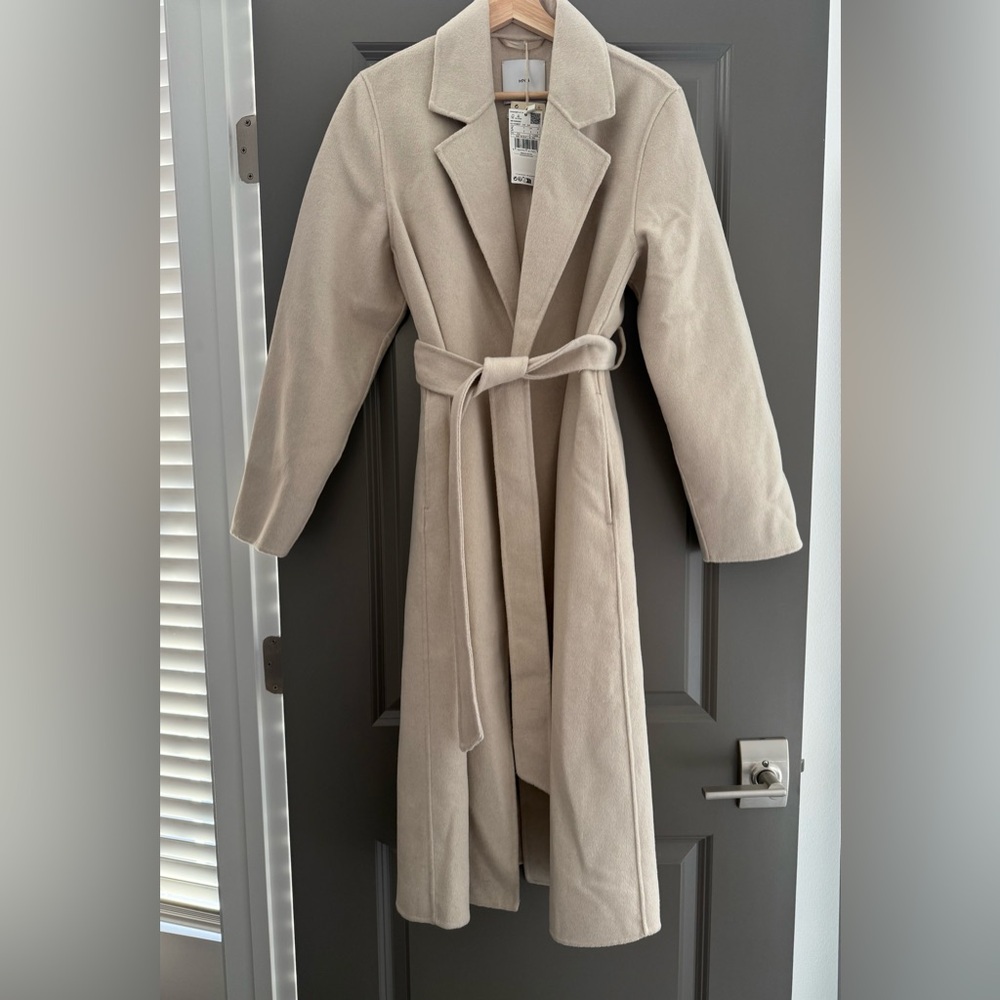 New w/ Tags! MANGO Belted Handmade Jacket